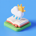 icon_weather_book_3d_isometric icon preview