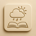 icon_weather_book_embossed icon preview