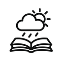 icon_weather_book_monochrome icon preview