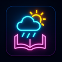 icon_weather_book_neon icon preview