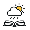 icon_weather_book_outline icon preview