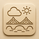 icon_weather_bridge_embossed icon preview