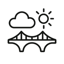 icon_weather_bridge_line_art icon preview