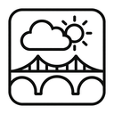 icon_weather_bridge_monochrome icon preview