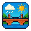 icon_weather_bridge_pixel_art icon preview