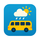 icon_weather_bus_flat_design icon preview