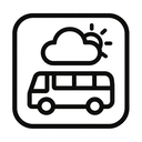 icon_weather_bus_monochrome icon preview
