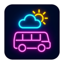 icon_weather_bus_neon icon preview
