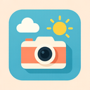 icon_weather_camera_flat_pastel icon preview