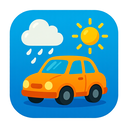 icon_weather_car_cartoon icon preview