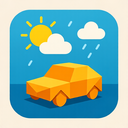 icon_weather_car_origami icon preview