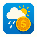 icon_weather_coin_bold icon preview