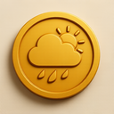 icon_weather_coin_embossed icon preview