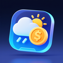 icon_weather_coin_futuristic icon preview
