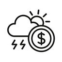 icon_weather_coin_minimal_outline icon preview