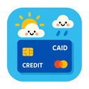 icon_weather_credit_card_cartoon icon preview
