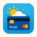 icon_weather_credit_card_filled icon preview