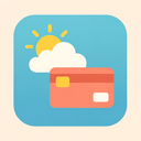 icon_weather_credit_card_flat_pastel icon preview