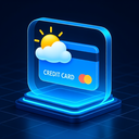 icon_weather_credit_card_futuristic icon preview