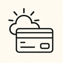 icon_weather_credit_card_line_art icon preview