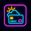 icon_weather_credit_card_neon icon preview