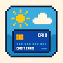 icon_weather_credit_card_pixel_art icon preview