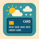 icon_weather_credit_card_retro icon preview