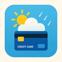 icon_weather_credit_card_thin icon preview