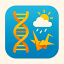 icon_weather_dna_strand_origami icon preview