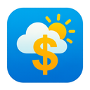 icon_weather_dollar_sign_bold icon preview