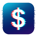 icon_weather_dollar_sign_digital_glitch icon preview
