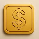 icon_weather_dollar_sign_embossed icon preview
