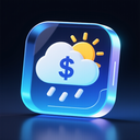 icon_weather_dollar_sign_futuristic icon preview