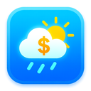icon_weather_dollar_sign_glow_effect icon preview