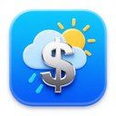 icon_weather_dollar_sign_metallic icon preview