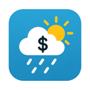 icon_weather_dollar_sign_minimalist icon preview