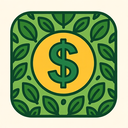 icon_weather_dollar_sign_organic_pattern icon preview