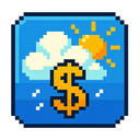 icon_weather_dollar_sign_pixel_art icon preview