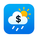 icon_weather_dollar_sign_symmetrical icon preview