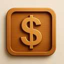 icon_weather_dollar_sign_wooden icon preview