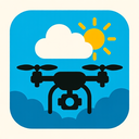 icon_weather_drone_bold icon preview