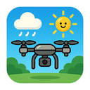 icon_weather_drone_cartoon icon preview