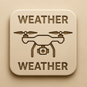 icon_weather_drone_embossed icon preview