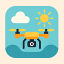 icon_weather_drone_flat_pastel icon preview