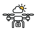 icon_weather_drone_line_art icon preview