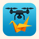 icon_weather_drone_origami icon preview