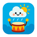 icon_weather_drum_cartoon icon preview