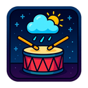 icon_weather_drum_cyberpunk icon preview
