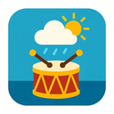 icon_weather_drum_flat_design icon preview