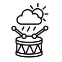 icon_weather_drum_line_art icon preview